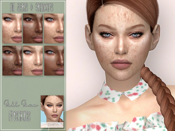  The Sims Resource: Face Freckles N.06 by IzzieMcFire