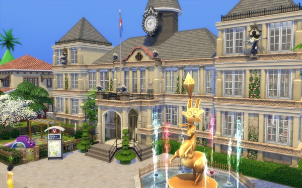  Luniversims: Mairie de NewCrest house by Bouckie