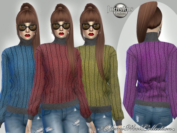  The Sims Resource: Asdemi wool sweater 2 by jomsims