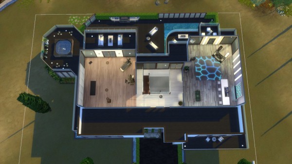  Mod The Sims: Architectural Modernity House (no CC required) by aramartir