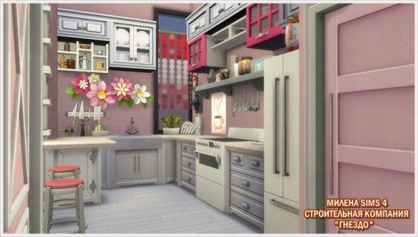  Sims 3 by Mulena: Apartment Pink color