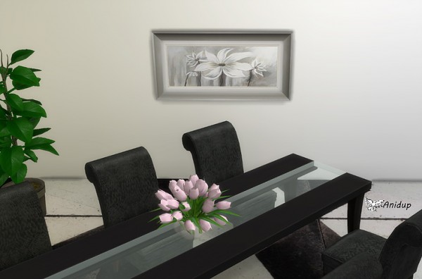  Blooming Rosy: Black and White Paintings 4