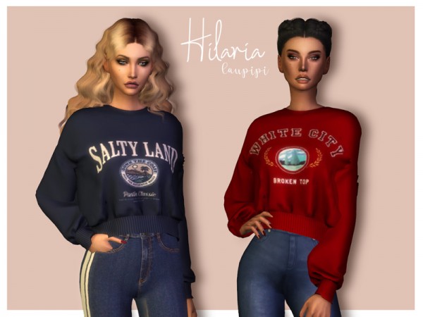 The Sims Resource: Hilaria sweater by laupipi