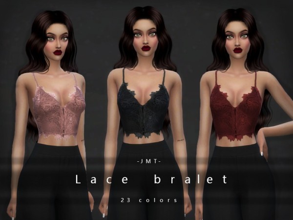  The Sims Resource: Lace bralet by JMT