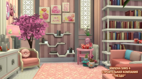  Sims 3 by Mulena: Apartment Pink color
