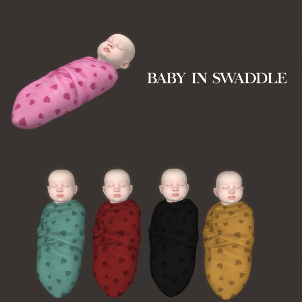  Leo 4 Sims: Baby In Swaddle