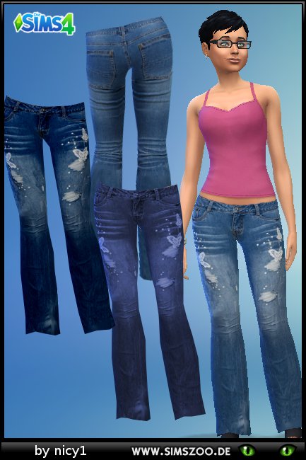  Blackys Sims 4 Zoo: Jeans 04 by nicy1