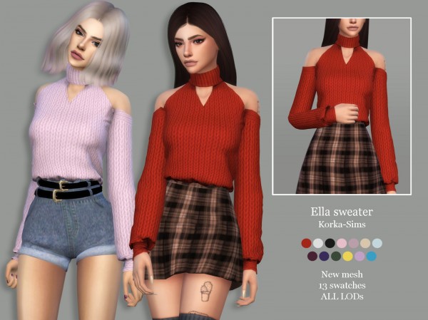  Korka Sims: Ella sweater