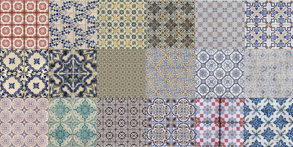  Blooming Rosy: Old Ornate Floor Tile Collection