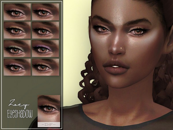  The Sims Resource: Zoey Eyeshadow N.53 by IzzieMcFire