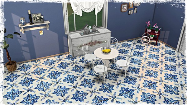  Blooming Rosy: Old Ornate Floor Tile Collection