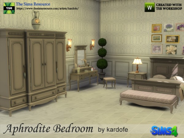  The Sims Resource: Aphrodite Bedroom by kardofe