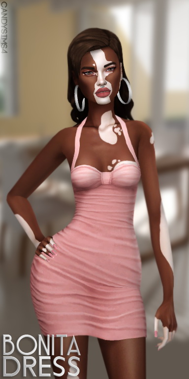  Candy Sims 4: Bonita Dress