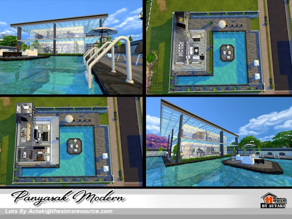  The Sims Resource: Panyasak Modern house by Autaki