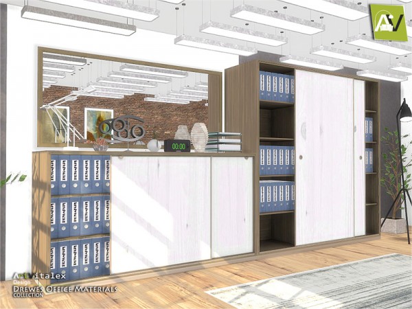  The Sims Resource: Drewes Office Materials by ArtVitalex