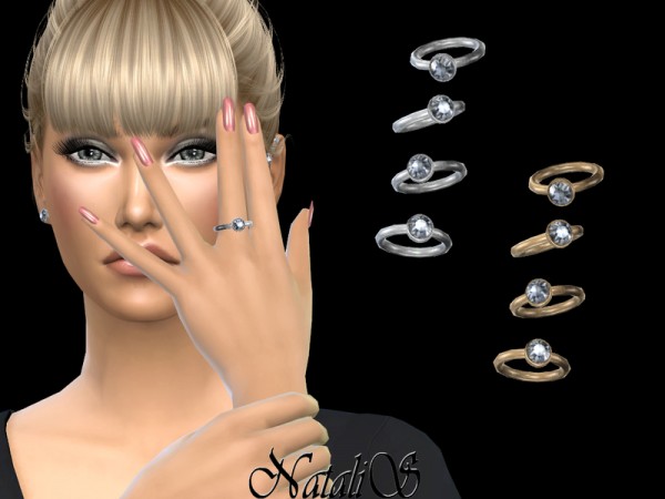 The Sims Resource: Single crystal ring by NataliS