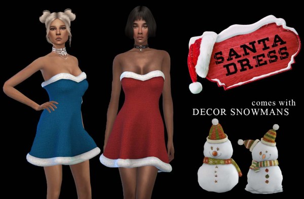  Leo 4 Sims: Santa Dress