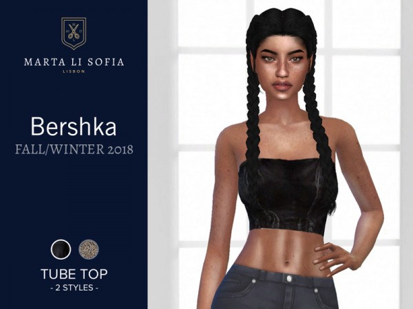  The Sims Resource: Sequins print top by martalisofia