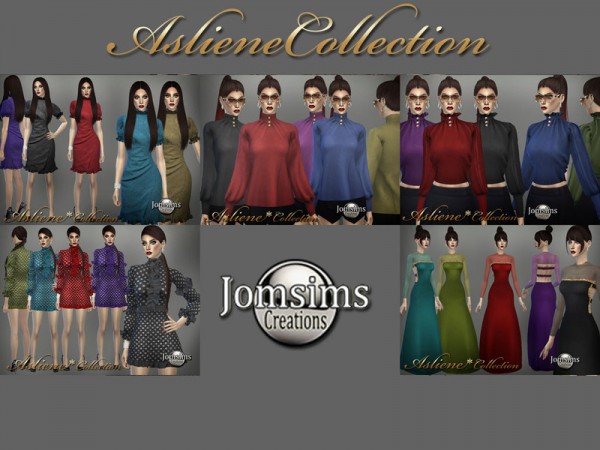  The Sims Resource: Asliene dress 4 by jomsims