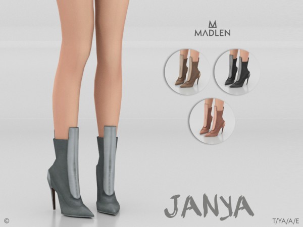  The Sims Resource: Madlen Janya Boots by MJ95