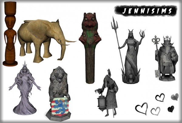 Jenni Sims: Garden statues