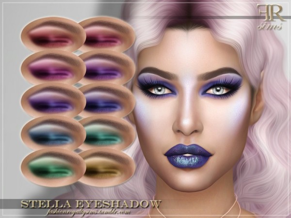  The Sims Resource: Stella Eyeshadow by FashionRoyaltySims