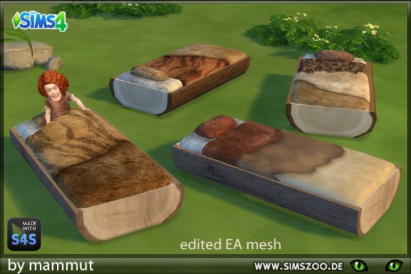  Blackys Sims 4 Zoo: Trilogy Bed by mammut