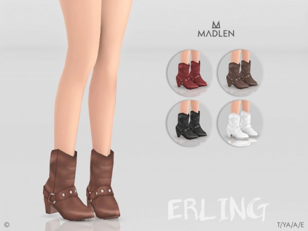  The Sims Resource: Madlen Erling Boots by MJ95