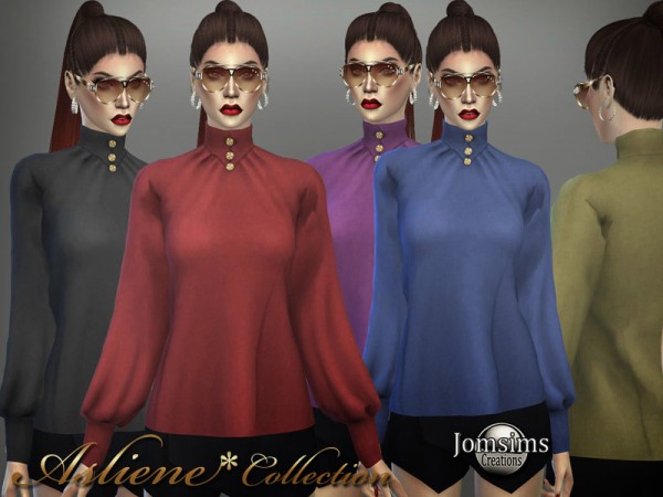  The Sims Resource: Asliene blouse 2 by jomsims