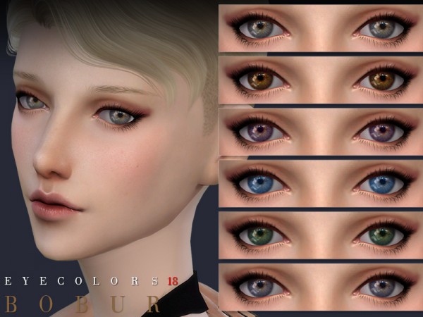  The Sims Resource: Eyecolors 18 by Bobur