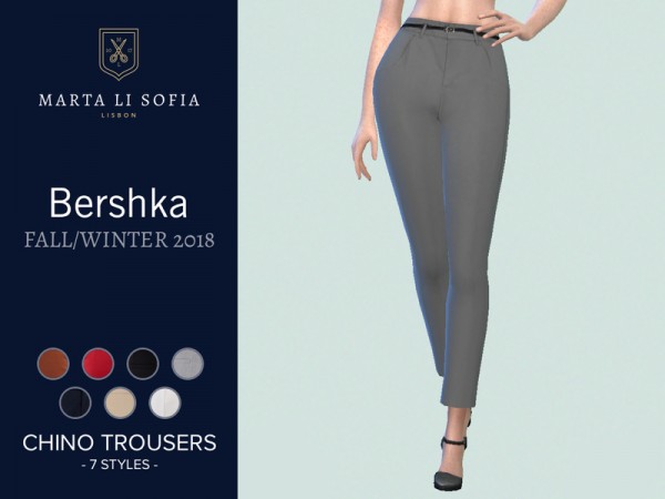  The Sims Resource: Chino trousers by martalisofia