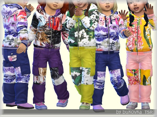  The Sims Resource: Toddler Pants f by bukovka