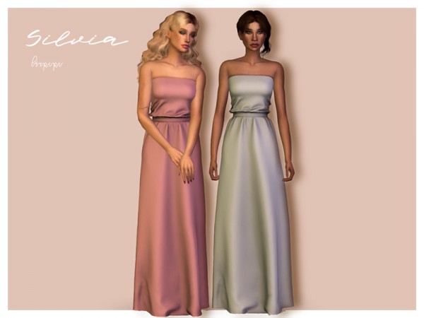  The Sims Resource: Silvia dress by Laupipi