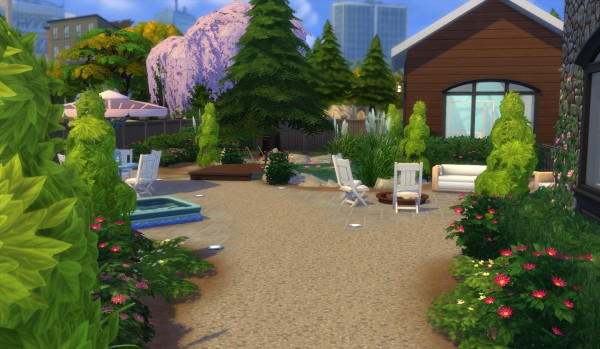 Mod The Sims: Sunlight Storm House (no CC) by wouterfan
