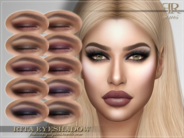  The Sims Resource: Rita Eyeshadow by FashionRoyaltySims