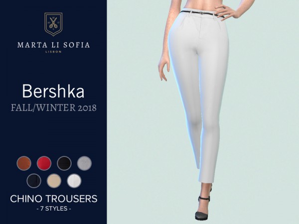  The Sims Resource: Chino trousers by martalisofia