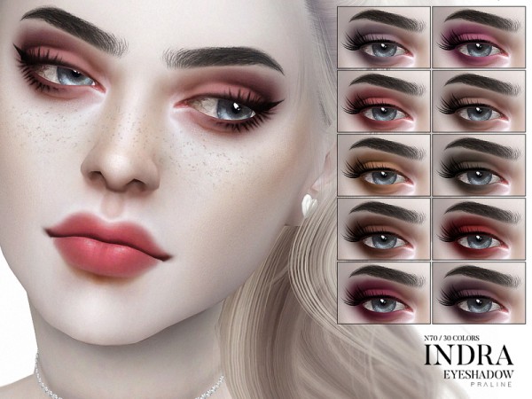  The Sims Resource: Indra Eyeshadow N70 by Pralinesims