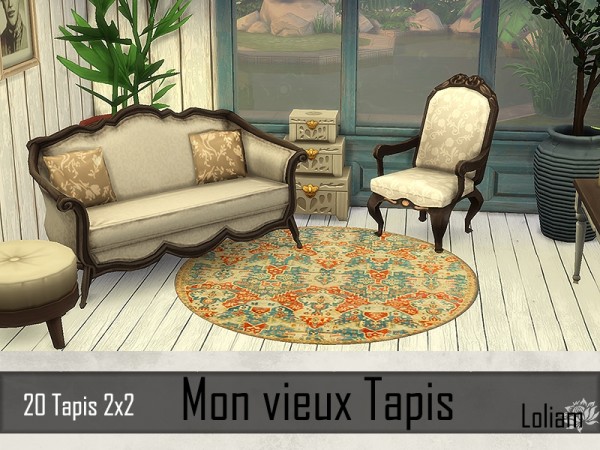  Sims Artists: My old carpet