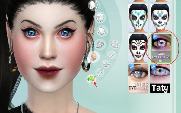  Mod The Sims: Eyecolors No.1 by Nalae