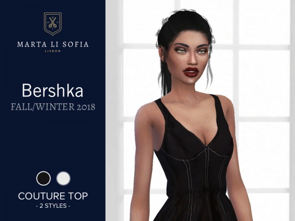  The Sims Resource: Couture Peplum top by martalisofia