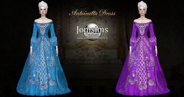  Jom Sims Creations: Antoinetta Dress
