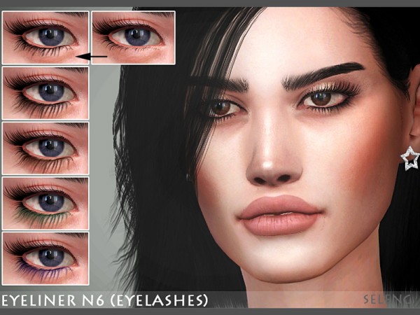  The Sims Resource: Eyeliner N6 by Seleng