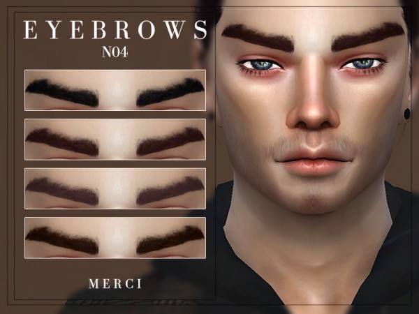  The Sims Resource: Eyebrows N04 by Merci