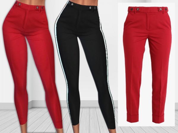  The Sims Resource: New Port Trendy Trousers by Saliwa