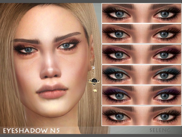  The Sims Resource: Eyeshadow N5 by Seleng