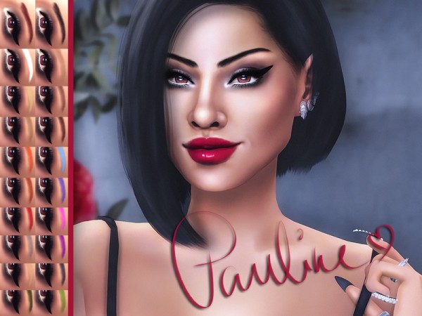  The Sims Resource: Pauline Eyebrows by KatVerseCC