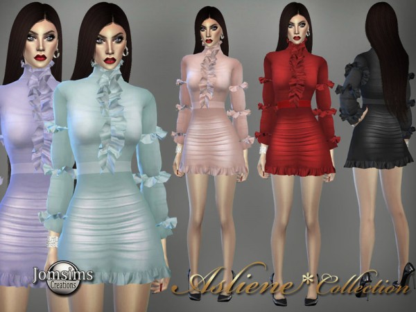  The Sims Resource: Asliene dress 7 by jomsims