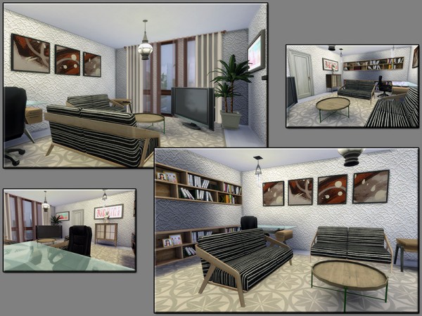  The Sims Resource: Modern Nomade House by matomibotaki