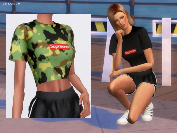  The Sims Resource: Sports Top by ChloeMMM