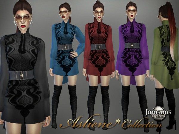  The Sims Resource: Asliene dress 3 by jomsims